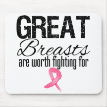 GREAT BREASTS are Worth Fighting For Mousepads