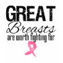 GREAT BREASTS are Worth Fighting For Tshirt