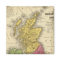 Great Britain and Ireland Refrigerator Magnet