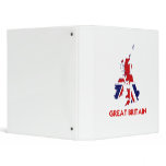 GREAT BRITAIN MAP VINYL BINDER
