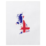 Great Britain Map Flag Flyers