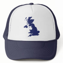 Great Britain Map hats
