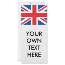 Great Britain Stationery Custom Rack Card