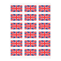 Great Britain Union Jack Flag Invitation