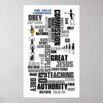 Great Commission Mathew 28 (v1) Posters