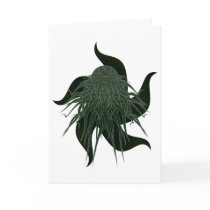 Great Cthulhu Customisable Greeting Card