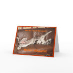Great Dane Ate Too Much Halloween Candy card