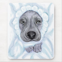 Great Dane Baby Blue Boy mousepads