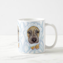 Great Dane Baby Brindle Boy Coffee Mugs
