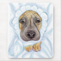 Great Dane Baby Brindle Boy mousepads