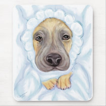 Great Dane Baby Fawn Boy mousepads