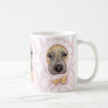 Great Dane Baby Fawn Girl Coffee Mugs