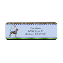 Great Dane Black Carousel Labels labels
