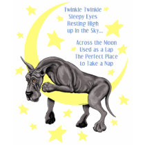 Great Dane Black Twinkle t-shirts