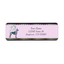 Great Dane Blue Carousel Labels labels