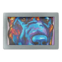 Great Dane Brindle Belt Buckles