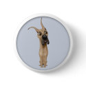 Great Dane Cartoon button