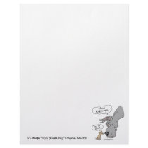 Great Dane & Chihuahua Blue Letterhead Template