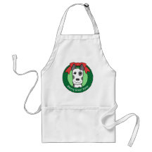 Great Dane Christmas Apron