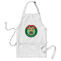 Great Dane Christmas Aprons