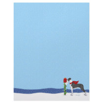Great Dane Christmas Mail Mantle UC Letterhead