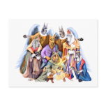 Great Dane Christmas Nativity Postcards