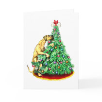 Great Dane Christmas Reach Goals Fawn UC cards by DanesRUs Great Dane Christmas Reach Goals Fawn UC cards