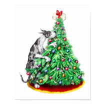 Great Dane Christmas Reach Goals Merle posters