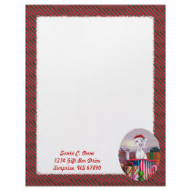 Great Dane Christmas Surprise White UC letterhead