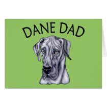 Great Dane Dad Blue UC cards