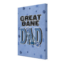Great Dane DAD Canvas Prints