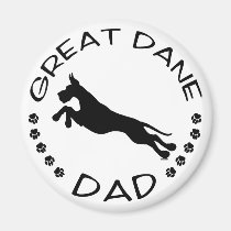 Great Dane Dad Jumper magnets