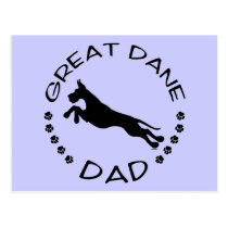 Great Dane Dad Jumper postcards