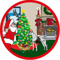 great dane deck the halls photo sculptures