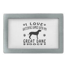 Great Dane designs Belt Buckles