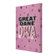 Great Dane DIVA Canvas Prints