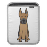 Great Dane Dog Cartoon Sleeve For iPads