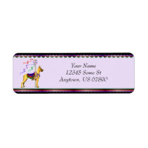 Great Dane Fawn Carousel Labels labels