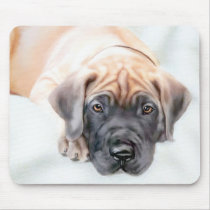 Great Dane Fawn Ransom Pup mousepads