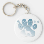 Great Dane Granddog Keychain