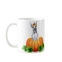 Great Dane Halloween Blue Dane-O-Lantern mugs by DanesRUs Great Dane Halloween Blue Dane-O-Lantern mugs