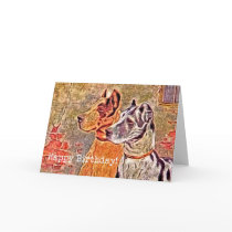 Great Dane, Happy Birthday cards