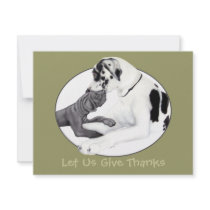 Great Dane Harle & Black Whisper invitations by DanesRUs Great Dane Harle & Black Whisper invitations
