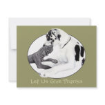 Great Dane Harle & Black Whisper invitations