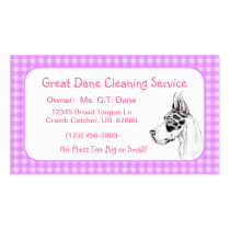 Great Dane Harle Fem Business Cards business cards