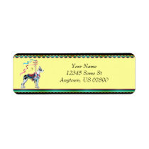 Great Dane Harlequin Carousel Labels labels