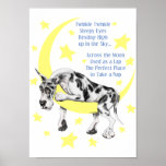 Great Dane HarlequinTwinkle Poster