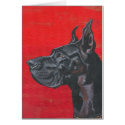 Great Dane in acrylic cards by pencilpetportraits Great Dane in acrylic cards