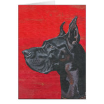 Great Dane in acrylic cards