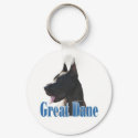 Great Dane Keychain
